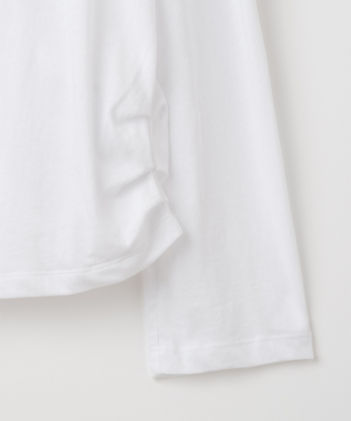 MILLO WOMEN（ミロウーマン）の「ボタンラップTシャツ[ホワイト]（Tシャツ/カットソー・レディース・その他・ONE SIZE）」の10枚目の写真