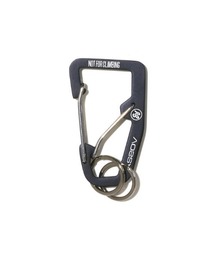 AS2OV（アッソブ）の「【AS2OV/アッソブ】 DOUBLE CARABINER / ダブルカラビナ キーホルダー キーリング（キーホルダー）」