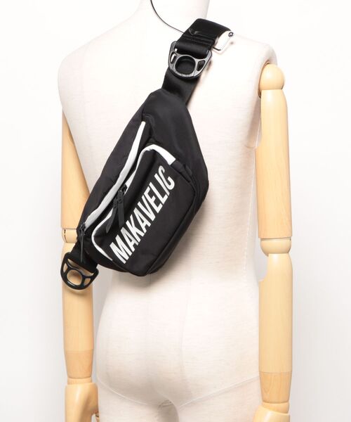 MAKAVELIC(マキャベリック)の「【MG】【MAKAVELIC】CRESCENT WAIST BAG AGILE/ショルダーバック ウエストバック(ショルダーバッグ・メンズ・ブラック・FREE)」の5枚目の写真