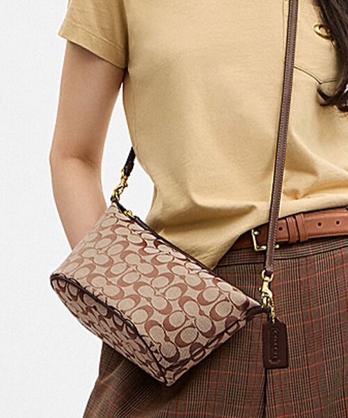 デミ バッグ・シグネチャー ジャカード（ショルダーバッグ）｜COACH