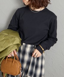 [AVIREX/アヴィレックス] DAILY クルーネック ロングスリーブリブTシャツ