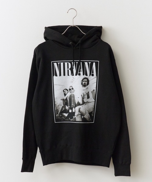 GOOD ROCK SPEED(グッドロックスピード)の「GOOD ROCK SPEED/グッドロックスピード NIRVANA Photo Graphic Hoodie フーディー アメカジ ロック ヴィンテージ ピグメント メンズ レディース 2026秋冬 秋服 冬服(パーカー・メンズ・ブラック・M/L/XL)」の14枚目の写真