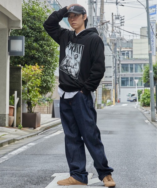 GOOD ROCK SPEED(グッドロックスピード)の「GOOD ROCK SPEED/グッドロックスピード NIRVANA Photo Graphic Hoodie フーディー アメカジ ロック ヴィンテージ ピグメント メンズ レディース 2026秋冬 秋服 冬服(パーカー・メンズ・ブラック・M/L/XL)」の15枚目の写真