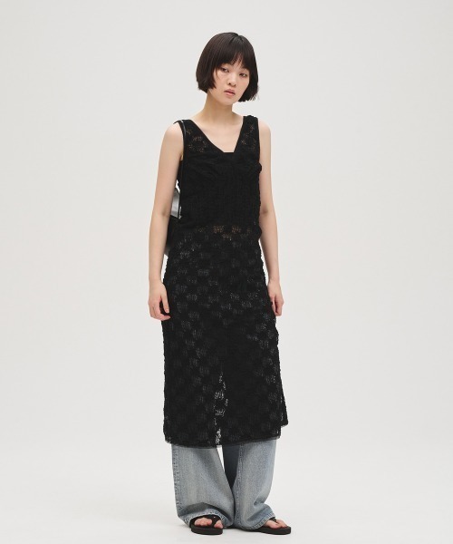 TODAYFULワンピース ブラック Shrink Lace Dress（ワンピース）｜TODAYFUL（トゥデイフル）の