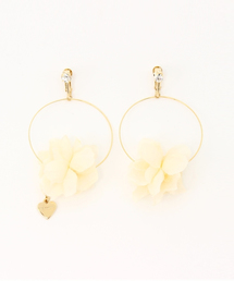 WARMTH | warmth フラワーフープイヤリング(イヤリング)