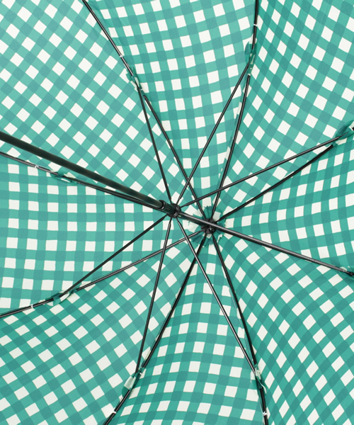 Wpc.(ダブリュピーシー)の「【w.p.c】ギンガムチェック【雨傘】(長傘・レディース・ブルー/グリーン/ブラック・フリー)」の8枚目の写真