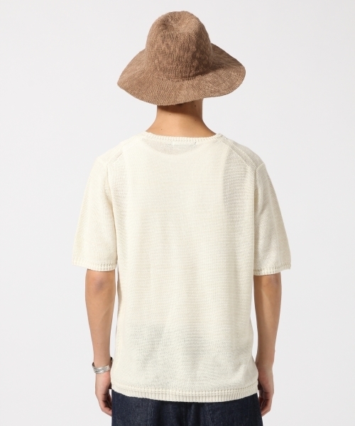 RAGEBLUE（レイジブルー）の「リネン混ニットクルー半袖/721390（ニット/セーター・メンズ・ホワイト/ベージュ/ライトブルー/ブラック/ベージュ系その他・MEDIUM/LARGE）」の10枚目の写真