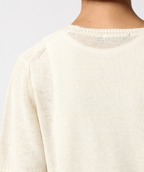 RAGEBLUE（レイジブルー）の「リネン混ニットクルー半袖/721390（ニット/セーター・メンズ・ホワイト/ベージュ/ライトブルー/ブラック/ベージュ系その他・MEDIUM/LARGE）」の18枚目の写真