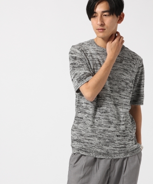 RAGEBLUE（レイジブルー）の「リネン混ニットクルー半袖/721390（ニット/セーター・メンズ・ホワイト/ベージュ/ライトブルー/ブラック/ベージュ系その他・MEDIUM/LARGE）」の20枚目の写真