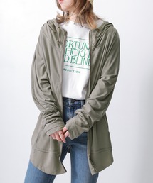 【機能素材】『ドルマン指穴パーカー』