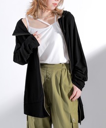 n'OrLABEL（ノアールレーベル）の「【機能素材】『ドルマン指穴パーカー』（パーカー）」