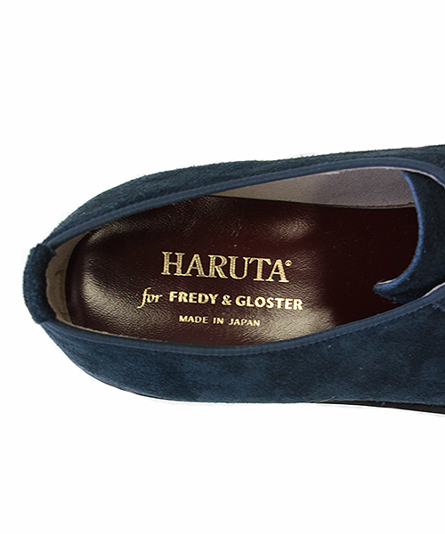 HARUTA(ハルタ)の「 HARUTA × FG スエードプレーントゥ(その他シューズ・メンズ・ベージュ/ネイビー・27/26.5/26/25.5)」の11枚目の写真