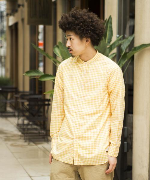 UNITED ARROWS & SONS（ユナイテッドアローズアンドサンズ）の「UNITED ARROWS & SONS（ユナイテッドアローズ＆サンズ）P-SHIRT GGM SHIRT◆（シャツ/ブラウス・メンズ・コバルトブルー/レッド/オレンジ/イエロー・SMALL/X-LARGE/MEDIUM/LARGE）」の3枚目の写真