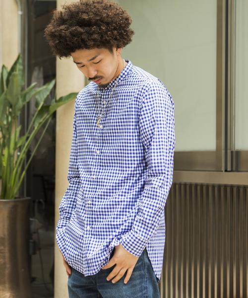 UNITED ARROWS & SONS（ユナイテッドアローズアンドサンズ）の「UNITED ARROWS & SONS（ユナイテッドアローズ＆サンズ）P-SHIRT GGM SHIRT◆（シャツ/ブラウス・メンズ・コバルトブルー/レッド/オレンジ/イエロー・SMALL/X-LARGE/MEDIUM/LARGE）」の13枚目の写真