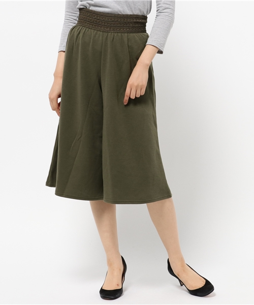 VENCEEXCHANGE(ヴァンスエクスチェンジ)の「ポンポン付きガウチョ(その他パンツ・レディース・ブラウン/ダークグリーン/ブラック/グレー/チャコールグレー/ホワイト・MEDIUM)」の16枚目の写真