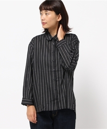SEVENDAYS=SUNDAY | ・ストライプ 2WAY長袖オーバーシャツ(シャツ/ブラウス)