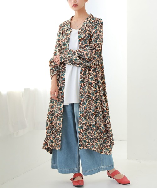 ペイズリーシャツワンピース シャツワンピース N Orlabel ノアールレーベル のファッション通販 Zozotown