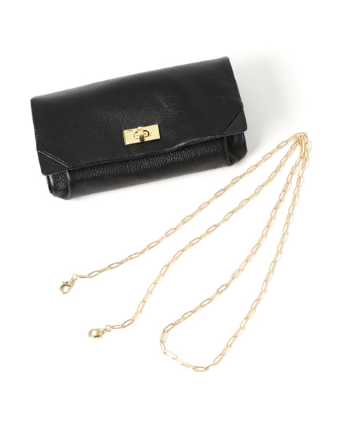 PotioR（ポティオール）の「PotioR（ポティオール）別注ポシェットウォレット（財布・レディース・ホワイト/ブラック・FREE）」の5枚目の写真