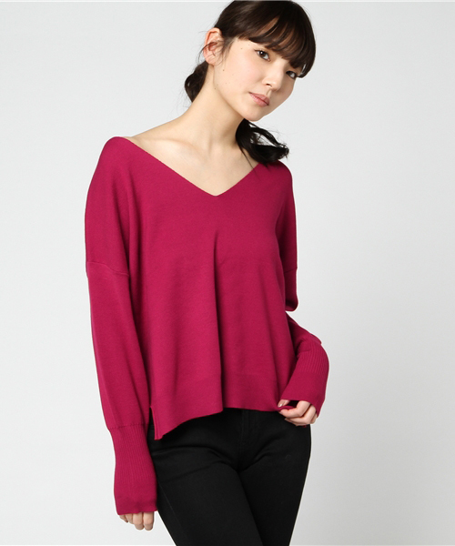 Omekashi(オメカシ)の「総針クルーVニットプルオ(ニット/セーター・レディース・その他14・フリ-)」の1枚目の写真