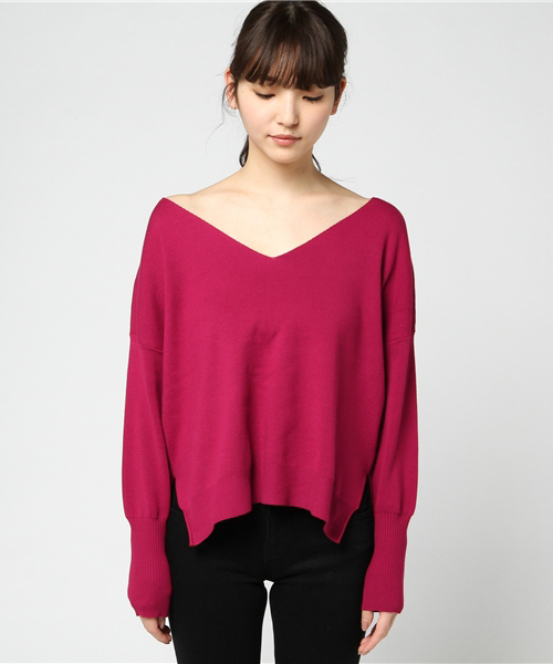 Omekashi(オメカシ)の「総針クルーVニットプルオ(ニット/セーター・レディース・その他14・フリ-)」の2枚目の写真