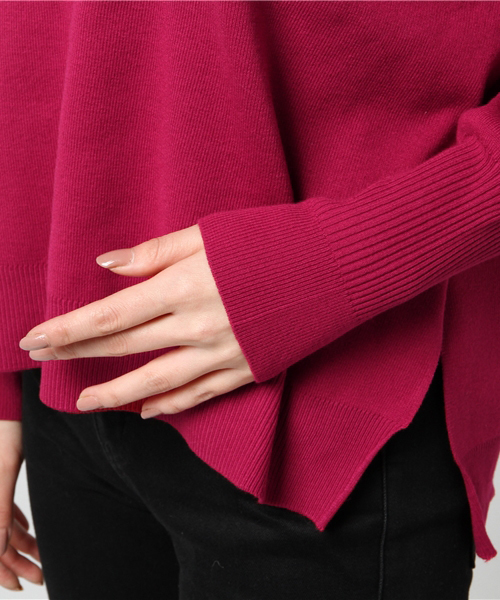 Omekashi(オメカシ)の「総針クルーVニットプルオ(ニット/セーター・レディース・その他14・フリ-)」の6枚目の写真