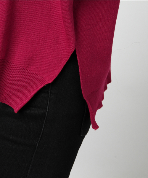 Omekashi(オメカシ)の「総針クルーVニットプルオ(ニット/セーター・レディース・その他14・フリ-)」の7枚目の写真