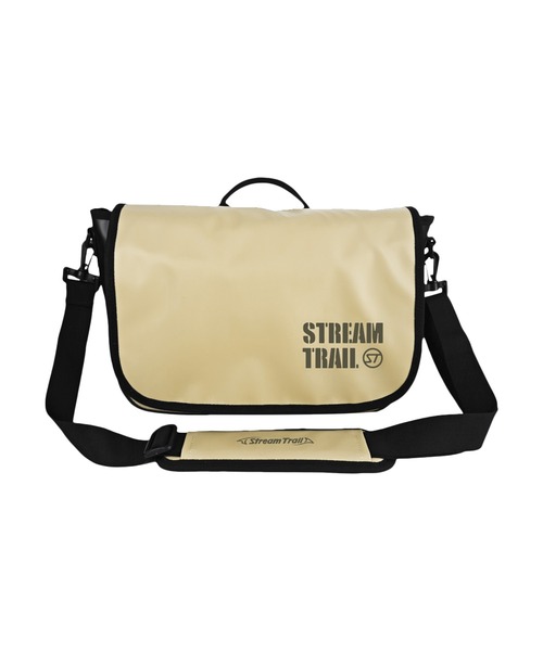 STREAM TRAIL(ストリームトレイル)の「Shell シェル(ショルダーバッグ・メンズ・ブラック/ホワイト/ライム/オリーブドラブ/エメラルド/サンドベージュ・FREE)」の4枚目の写真
