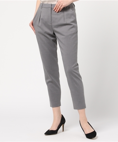 NATURAL BEAUTY BASIC（ナチュラルビューティーベーシック）の「ストライプペグパンツ（その他パンツ・レディース・ダークネイビー/グレー系その他・LARGE/SMALL/MEDIUM）」の5枚目の写真