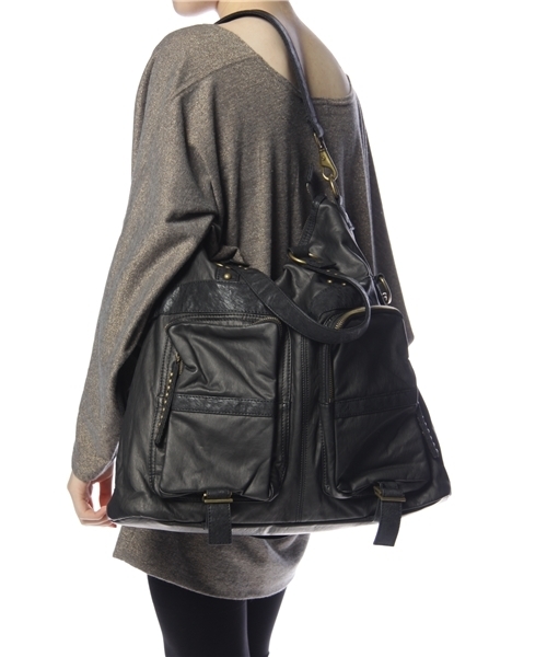 SLY LANG（スライラング）の「ウォッシュ4WAY BAG（ショルダーバッグ・レディース・ブラック/ベージュ・FREE）」の12枚目の写真