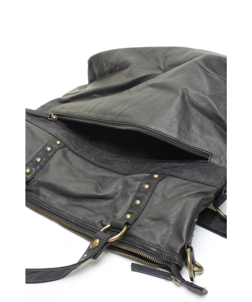 SLY LANG（スライラング）の「ウォッシュ4WAY BAG（ショルダーバッグ・レディース・ブラック/ベージュ・FREE）」の6枚目の写真