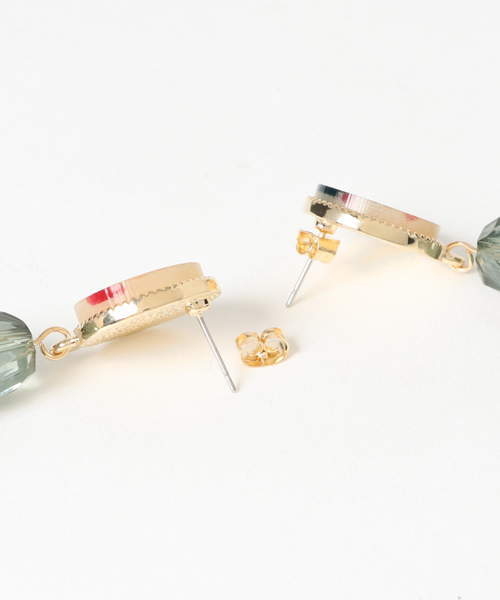 ear PAPILLONNER（イアパピヨネ）の「ニュアンスカラーピアス　【追加生産再荷☆】（ピアス（両耳用）・レディース・グレー/ブラウン/ブルー/ホワイト/レッド・FREE）」の8枚目の写真