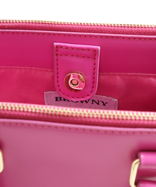 WEGO（ウィゴー）の「WEGO/ミニボストンバッグ（ショルダーバッグ・レディース・シルバー/イエロー/ピンク/レッド・FREE）」の14枚目の写真