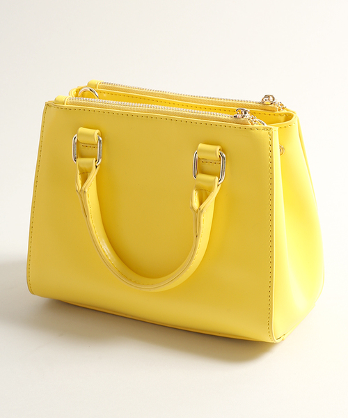 WEGO（ウィゴー）の「WEGO/ミニボストンバッグ（ショルダーバッグ・レディース・シルバー/イエロー/ピンク/レッド・FREE）」の16枚目の写真