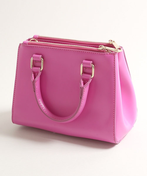 WEGO（ウィゴー）の「WEGO/ミニボストンバッグ（ショルダーバッグ・レディース・シルバー/イエロー/ピンク/レッド・FREE）」の17枚目の写真