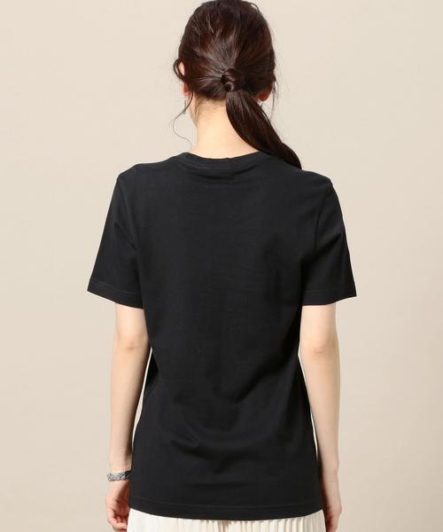 adidas（アディダス）の「＜adidas＞トレフォイルTシャツ（Tシャツ/カットソー・レディース・ホワイト/ブラック/レッド・X-SMALL）」の4枚目の写真