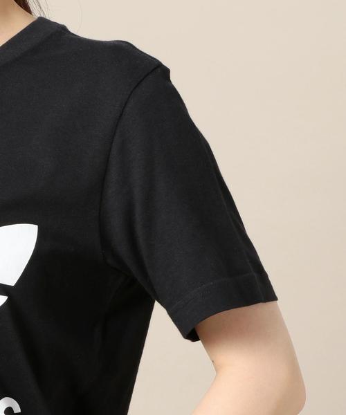adidas（アディダス）の「＜adidas＞トレフォイルTシャツ（Tシャツ/カットソー・レディース・ホワイト/ブラック/レッド・X-SMALL）」の9枚目の写真