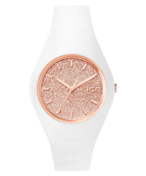 ICE WATCH(アイスウォッチ)の「「Ice-Watch アイスウォッチ」 ICE glitter スモールサイズ ミディアムサイズ 3Hands(アナログ腕時計・レディース・ブラック×ゴールド/ホワイト×シルバー/ブラック/ブラック系その他/ホワイト×ゴールド/ホワイト系その他・S/M)」の2枚目の写真