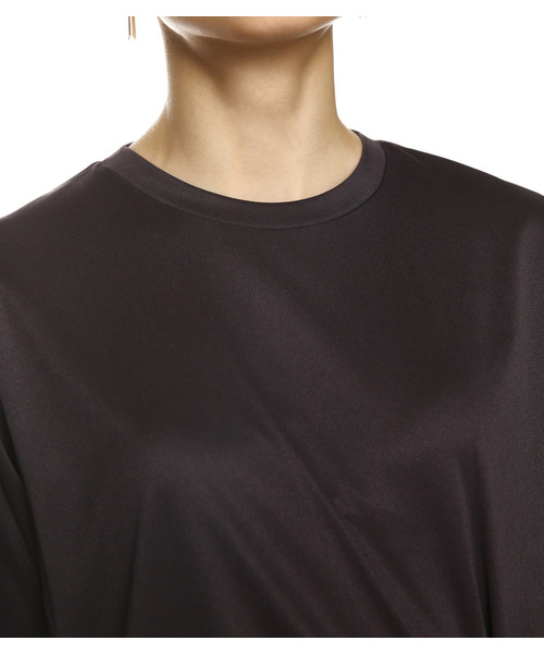 RIM.ARK（リムアーク）の「ソフトスムースアシンメトリーワンピース（ワンピース・レディース・ブラック/グレー/ホワイト/ワインレッド・1/2）」の8枚目の写真