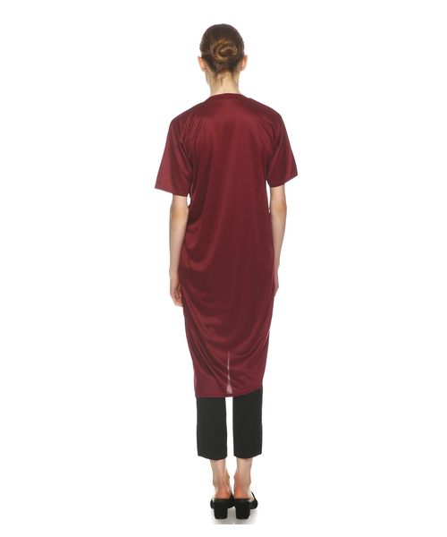 RIM.ARK（リムアーク）の「ソフトスムースアシンメトリーワンピース（ワンピース・レディース・ブラック/グレー/ホワイト/ワインレッド・1/2）」の13枚目の写真