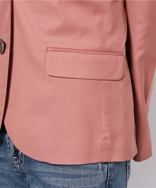 one after another NICE CLAUP（ワンアフターアナザーナイスクラップ）の「テーラードジャケット（テーラードジャケット・レディース・ネイビー/イエロー/ピンク系その他・MEDIUM/LARGE）」の8枚目の写真