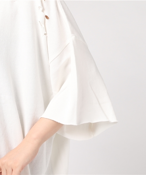 PUNYUS（プニュズ）の「FUGUバニービッグTシャツ（Tシャツ/カットソー・レディース・グリーン/ブラック/サックスブルー/ホワイト・FREE）」の9枚目の写真