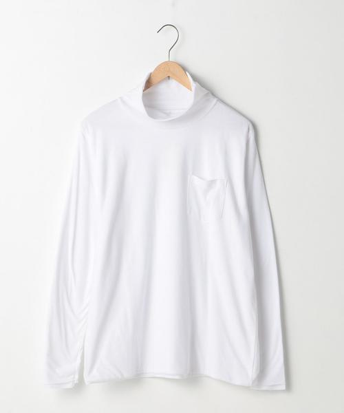 coen(コーエン)の「ダブルフェイスリラックスタートルネックカットソー(Tシャツ/カットソー・メンズ・ホワイト/ネイビー・SMALL/MEDIUM/LARGE/X-LARGE)」の12枚目の写真
