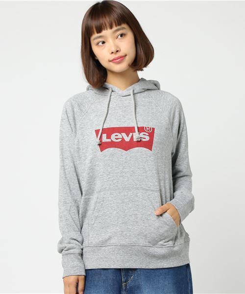 Levi's（リーバイス）の「【Levi's】グラフィックロゴパーカー（パーカー・レディース・グレー・MEDIUM/SMALL）」の8枚目の写真