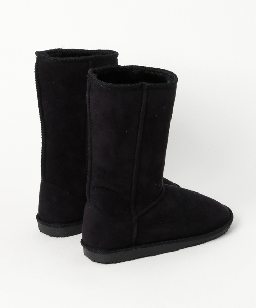 無地orレオパード柄 ベーシックミドル丈ムートンブーツ レディースシューズ ブーツ Kobe Lettuce コウベレタス のファッション通販 Zozotown