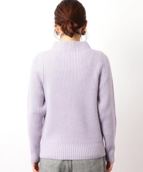 green label relaxing（グリーンレーベルリラクシング）の「RF ラメ ハイネック ニット ◆（ニット/セーター・レディース・オフホワイト/ネイビー/ライラック/ライトピンク・FREE）」の13枚目の写真