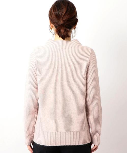 green label relaxing（グリーンレーベルリラクシング）の「RF ラメ ハイネック ニット ◆（ニット/セーター・レディース・オフホワイト/ネイビー/ライラック/ライトピンク・FREE）」の17枚目の写真