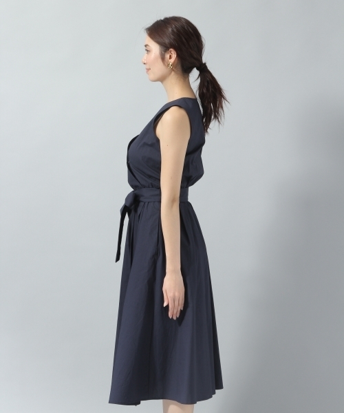 Andemiu（アンデミュウ）の「ムジガラノースリラップワンピース785893（ワンピース・レディース・チェック/イエロー/ネイビー/ピンク・FREE）」の12枚目の写真