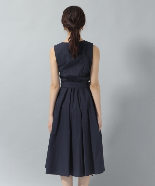 Andemiu（アンデミュウ）の「ムジガラノースリラップワンピース785893（ワンピース・レディース・チェック/イエロー/ネイビー/ピンク・FREE）」の13枚目の写真