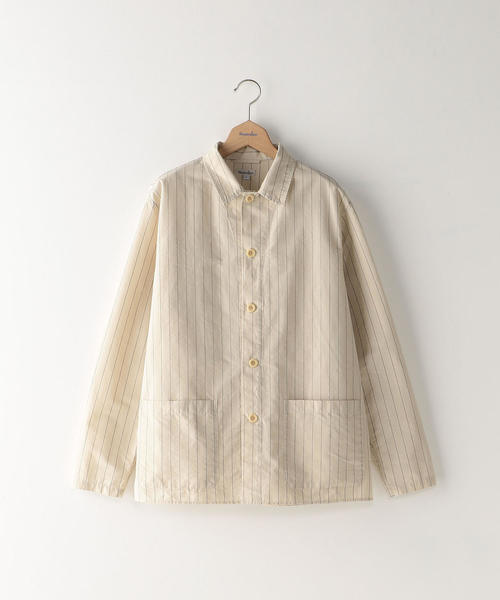 Steven Alan（スティーブンアラン）の「＜Steven Alan＞ C/N STRIPE COVERALL/カバーオール（カバーオール・メンズ・ブラック/ナチュラル・X-LARGE/SMALL/MEDIUM/LARGE）」の2枚目の写真