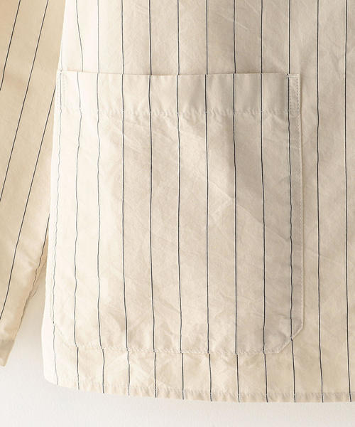 Steven Alan（スティーブンアラン）の「＜Steven Alan＞ C/N STRIPE COVERALL/カバーオール（カバーオール・メンズ・ブラック/ナチュラル・X-LARGE/SMALL/MEDIUM/LARGE）」の13枚目の写真